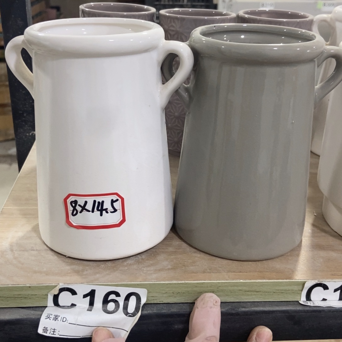 红陶高温陶瓷花盆