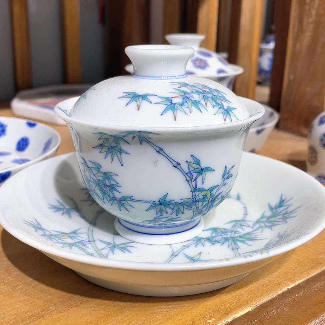 【闪购商品】清风十里单盖碗。。。。。。