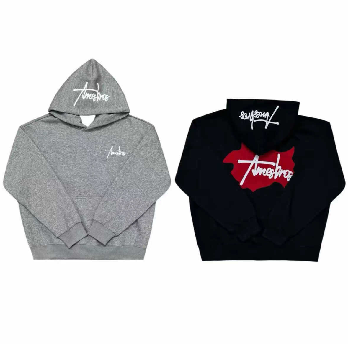 【子政同款】黑灰两色NB篮球加绒休闲运动带帽奥粒绒儿童卫衣480