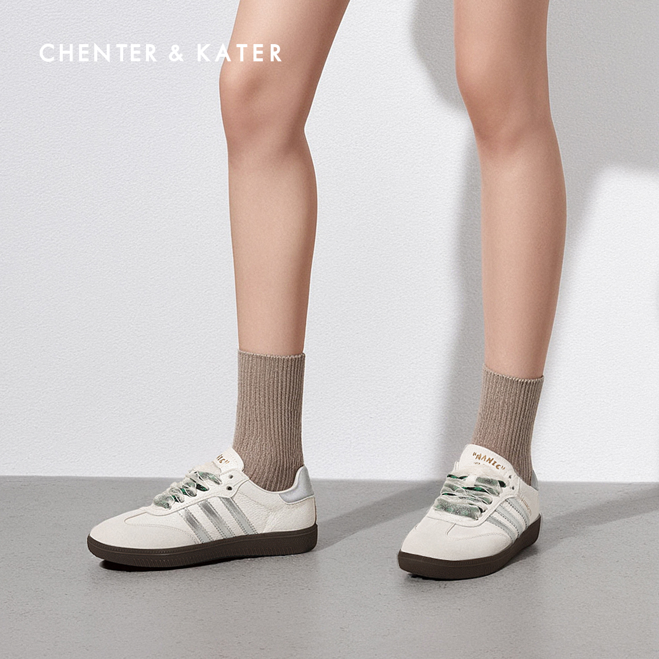 CHENTER KATER专柜 环球官方复古德训鞋女2025新款百搭爆款鞋子女