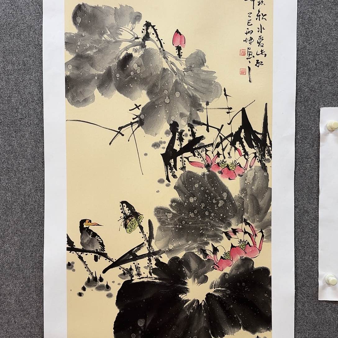 国画邢坤老师手绘作品