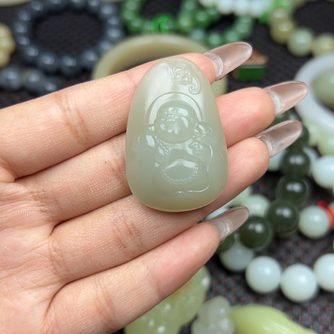 和田玉手串未镶嵌