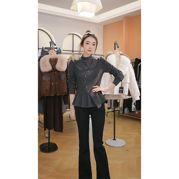 L9991  2025年秋冬新款时尚气质百搭上衣小衫（单上衣）