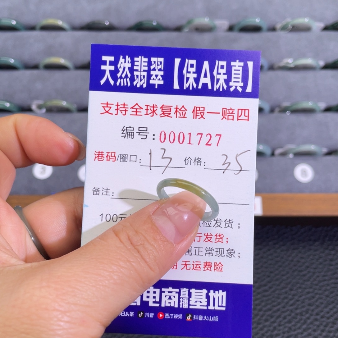 翡翠未镶嵌戒指221