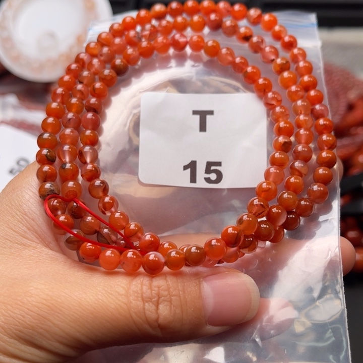 南红玛瑙未镶嵌多样性发货默认微瑕称重5mm