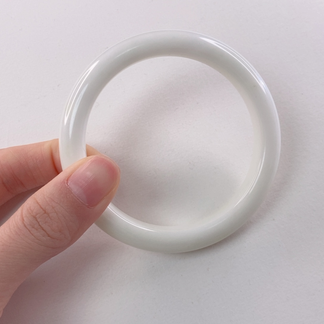 蓝田玉（蛇纹石化大理石玉）手镯未镶嵌香*