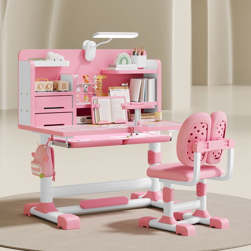 新款儿童可升降学习桌椅套装家用3-18岁写字作业桌