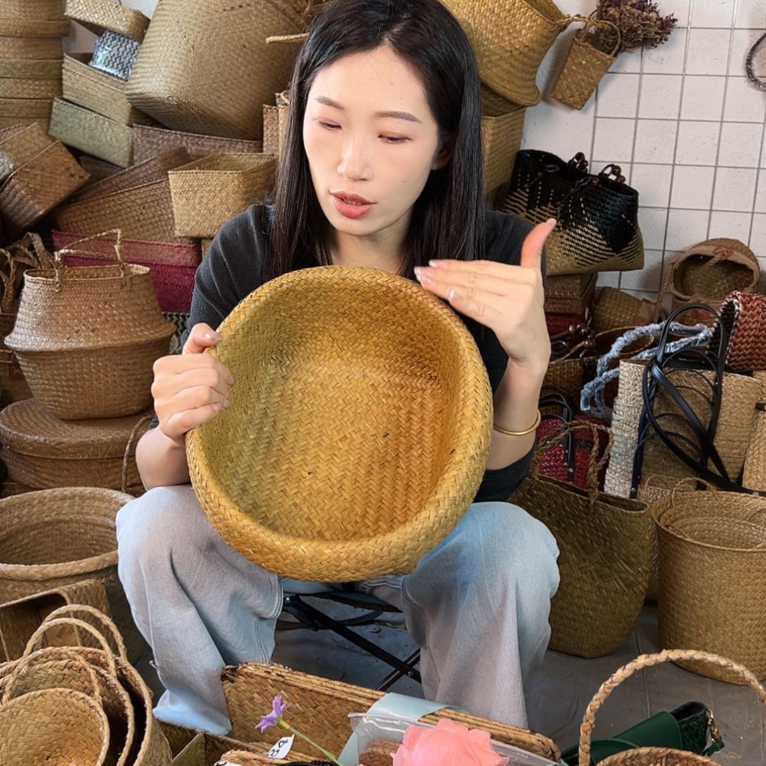 草编草编包/草编收纳盒微瑕疵