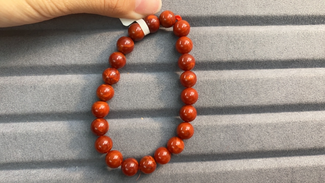 牛血火焰手串卡8mm 