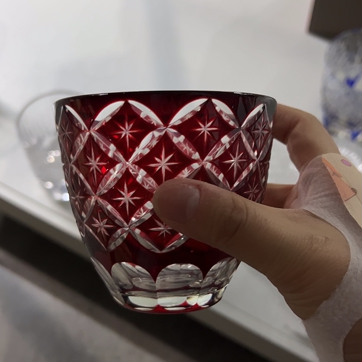 水晶玻璃手柄款微瑕一个