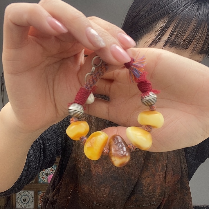 蜜蜡手链未镶嵌手链