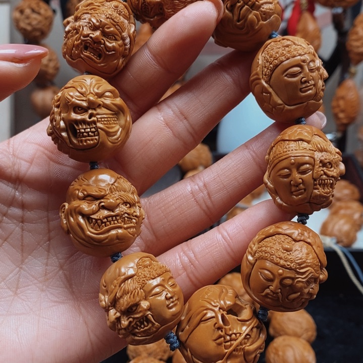 橄榄核手串/手链多面恶僧2.5