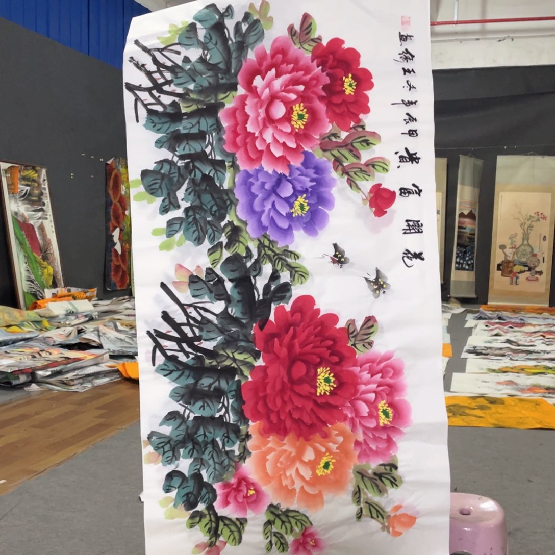 国画国画作品画心一张