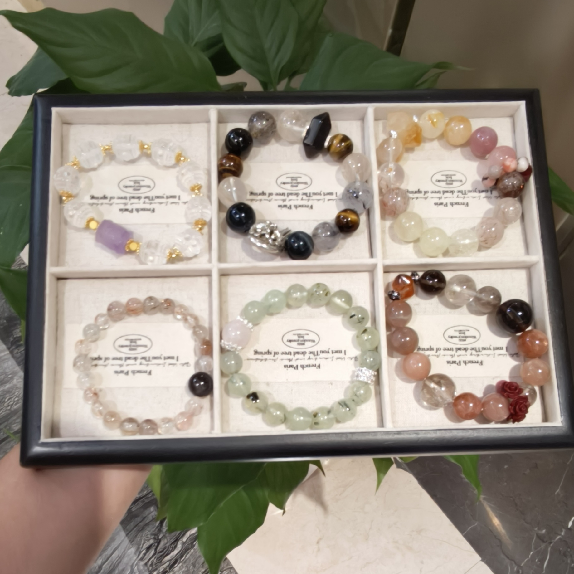 【9.9福利款】天然水晶手串默认有瑕no退no换
