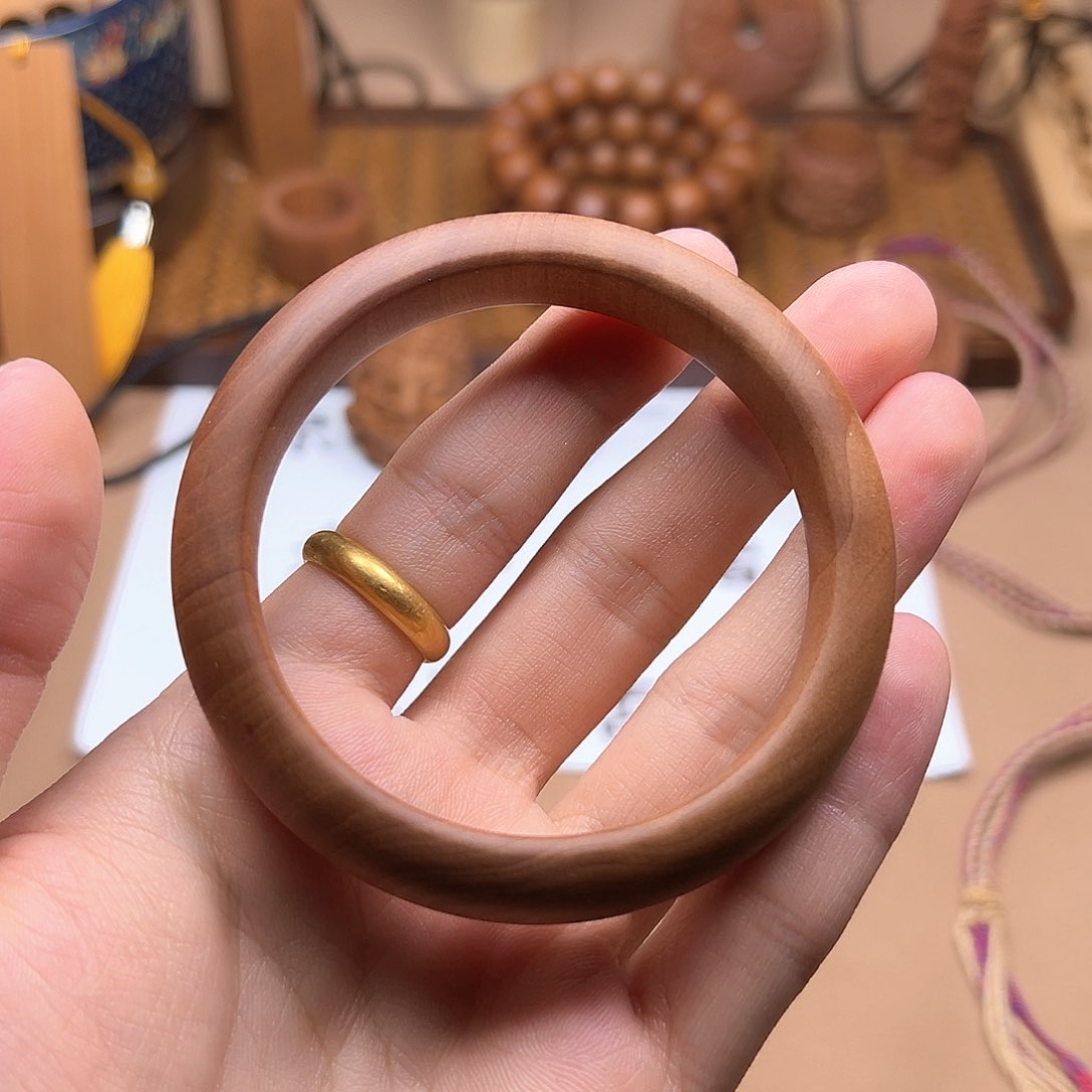 檀香木手串/手链老*手镯 58