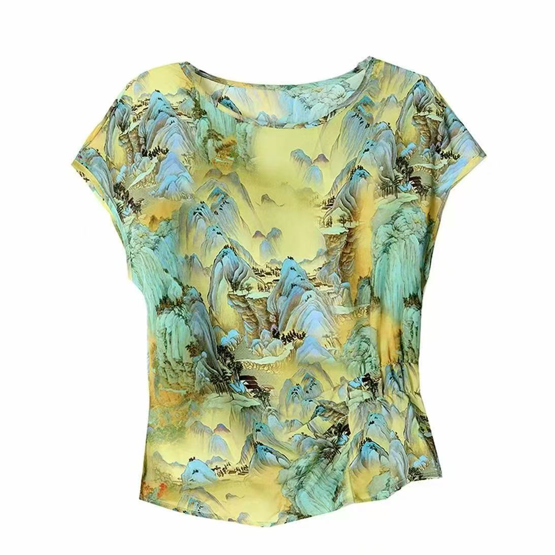 XY2375-1女士花式T恤