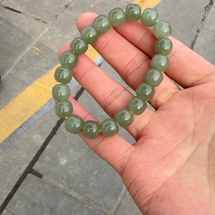 和田玉未镶嵌手链