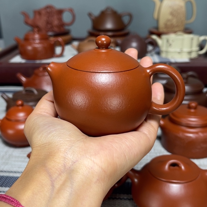 小***总紫砂茶壶全手工西施135cc