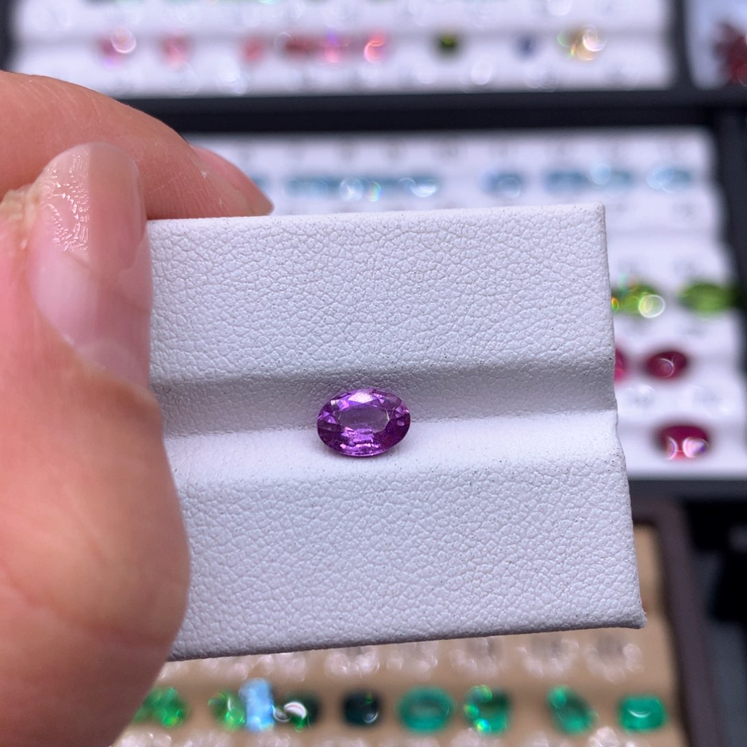 彩色蓝宝石裸石未镶嵌1克拉