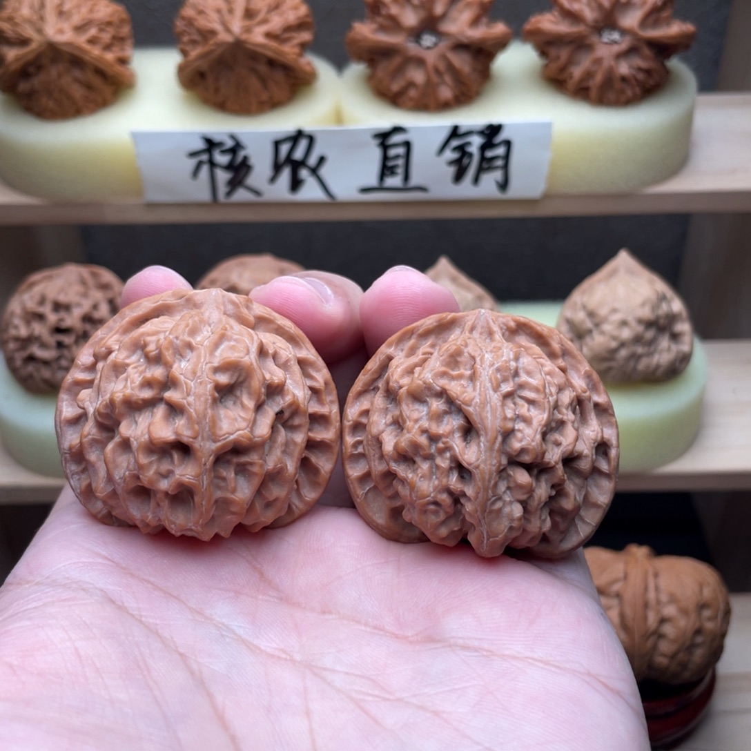 文玩核桃吊坠全品苹果圆43➕交友价