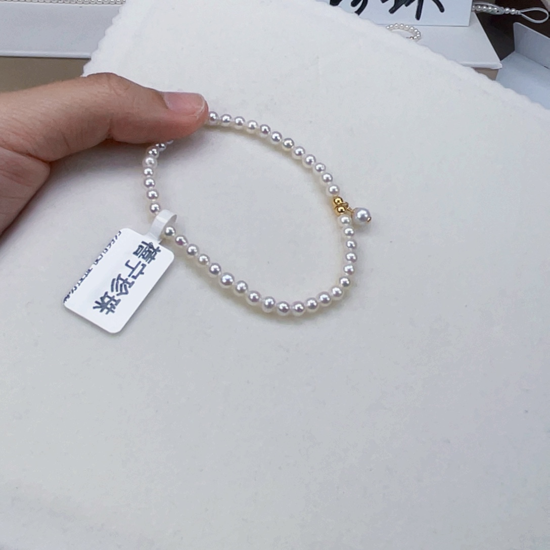 淡水珍珠手绳银S925镶嵌
