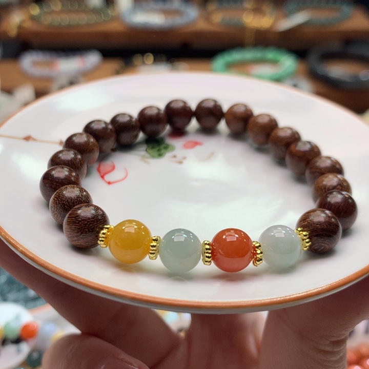 翡翠未镶嵌手链翡翠d27卡7.5