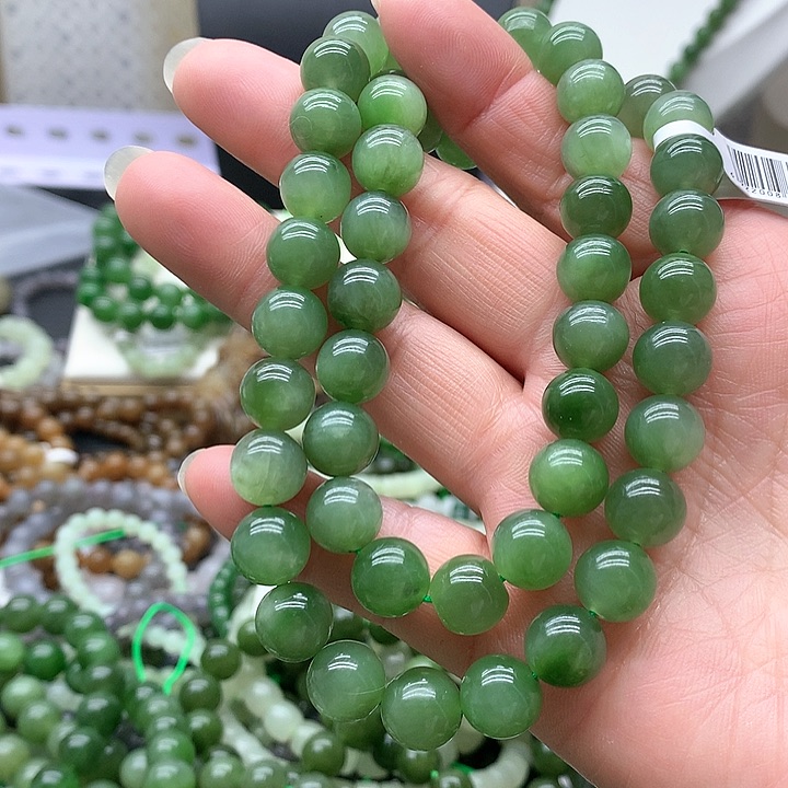 【闪购商品】和田玉手链未镶嵌9.8