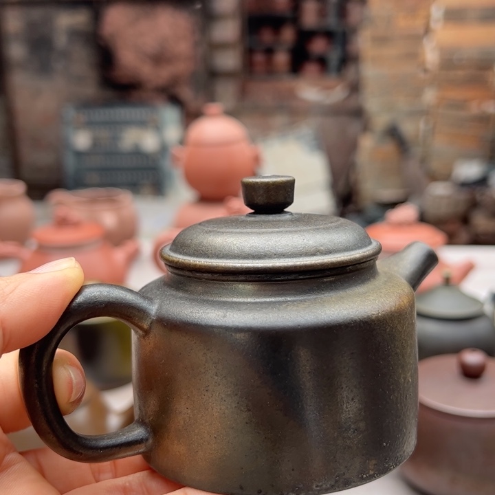 陶瓷柴烧坭兴陶原矿150毫升微瑕