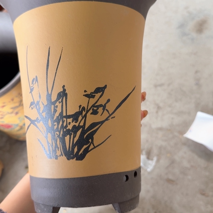 紫砂紫砂花盆23*i