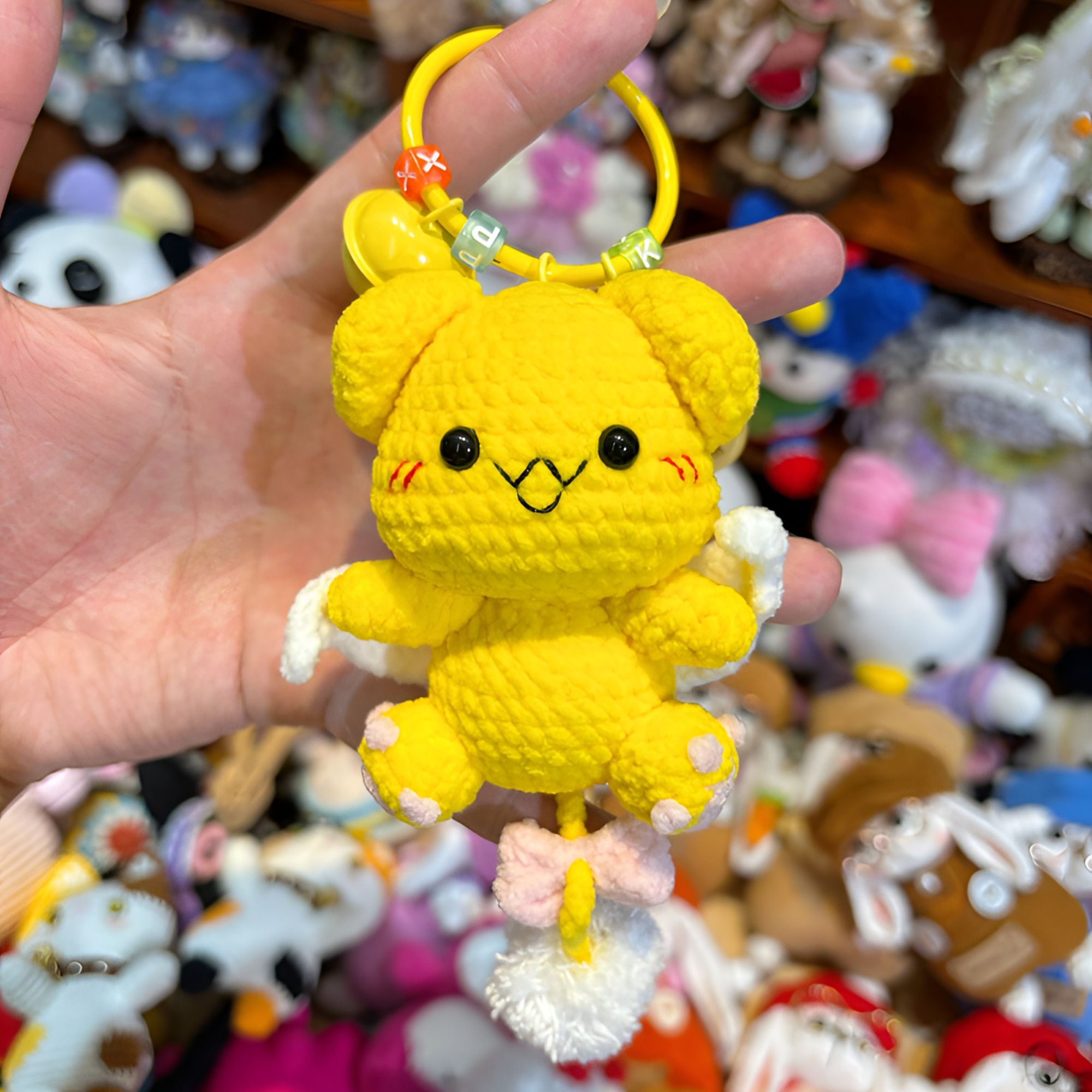 纯手工钩织编织百变小樱小可成品玩偶钥匙扣包包挂件摆件生日礼物