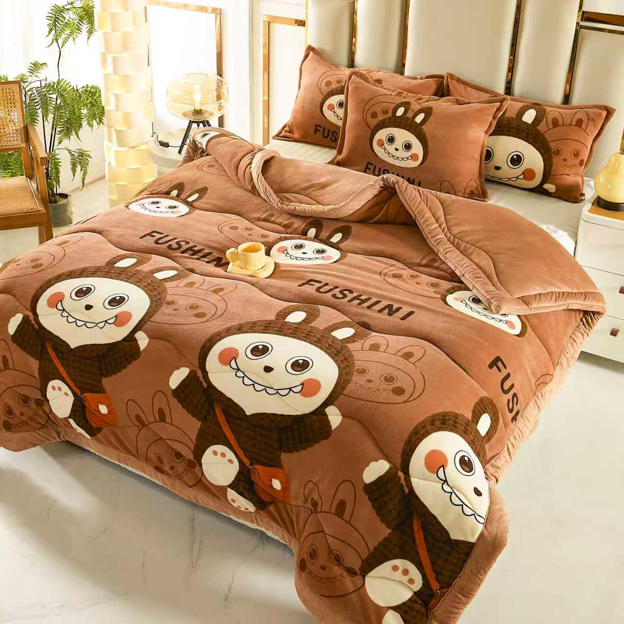 【海洋专属】加厚宝宝绒冬被