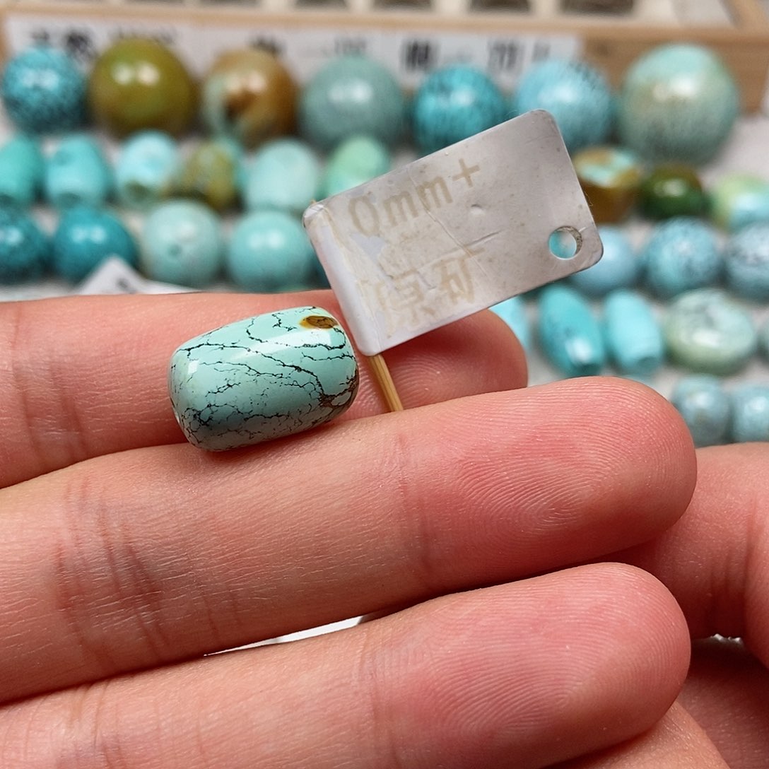 未镶嵌绿松石珠宝半成品