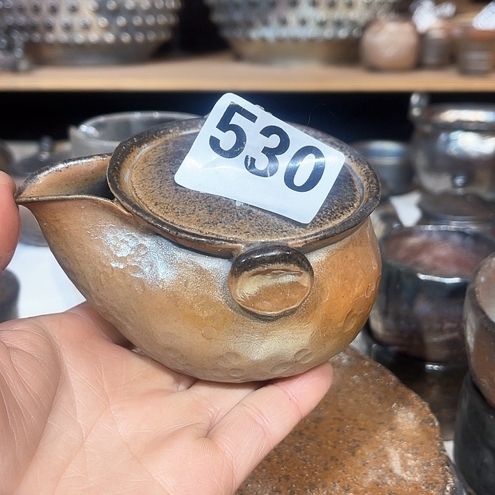 壶高温柴烧陶泥宝瓶