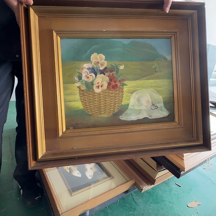 @***乐中古框画不包运损有瑕疵已拍