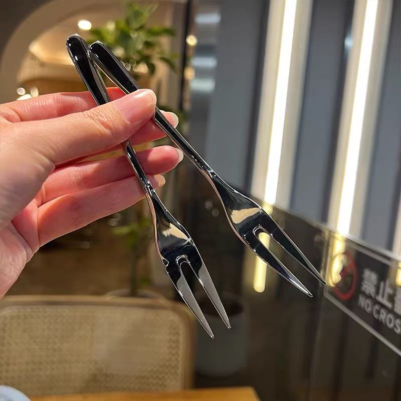 不锈钢水果叉5支装