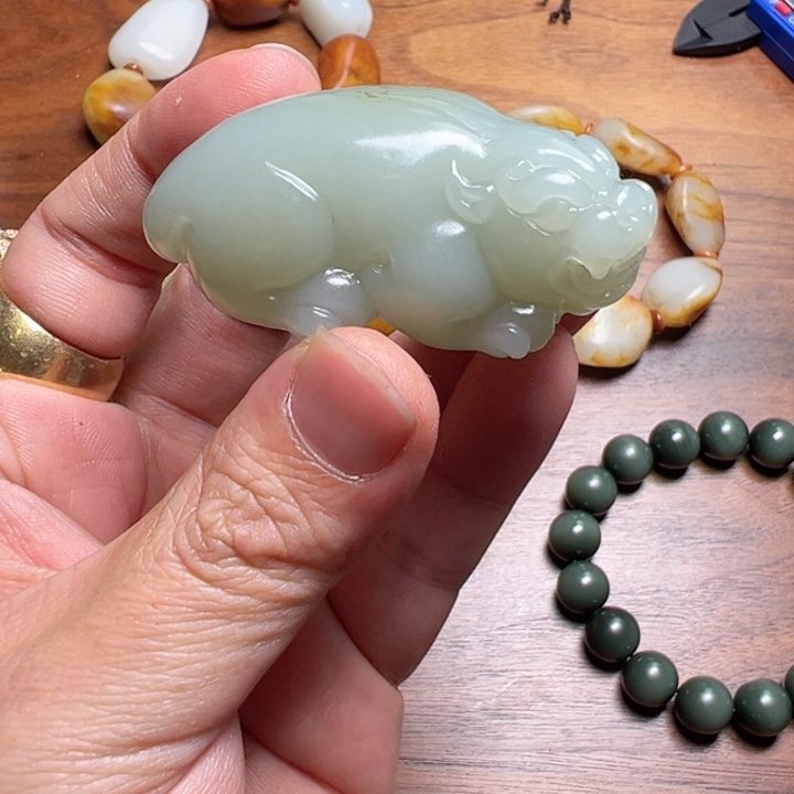 和田玉手链未镶嵌