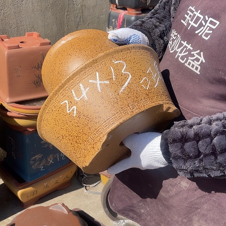 紫砂花盆紫砂等传统