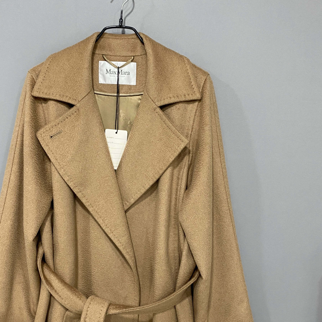 99新 MaxMara 驼色长款Manuela大衣 MaxMara / 40码/14603