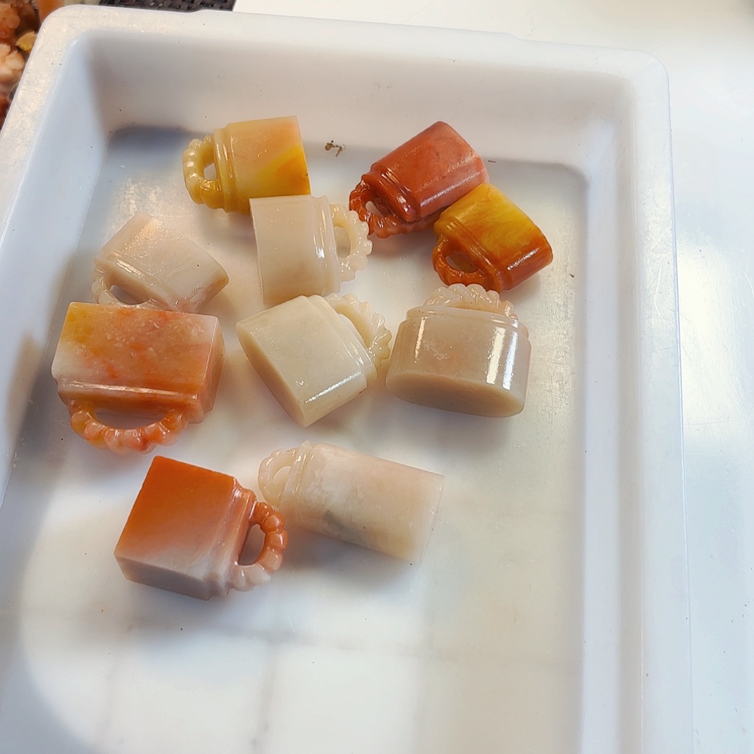 枕***风寿山石印石你要吃就