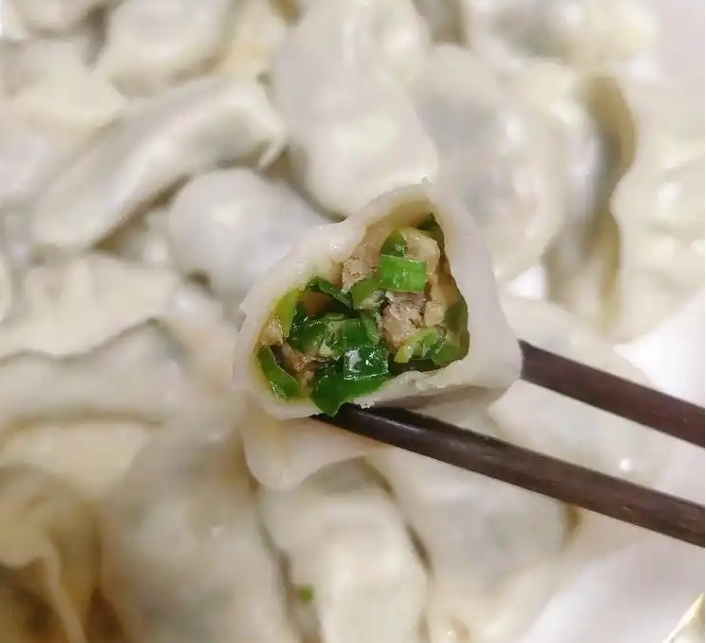 力源韭菜黑猪肉饺子(400g)