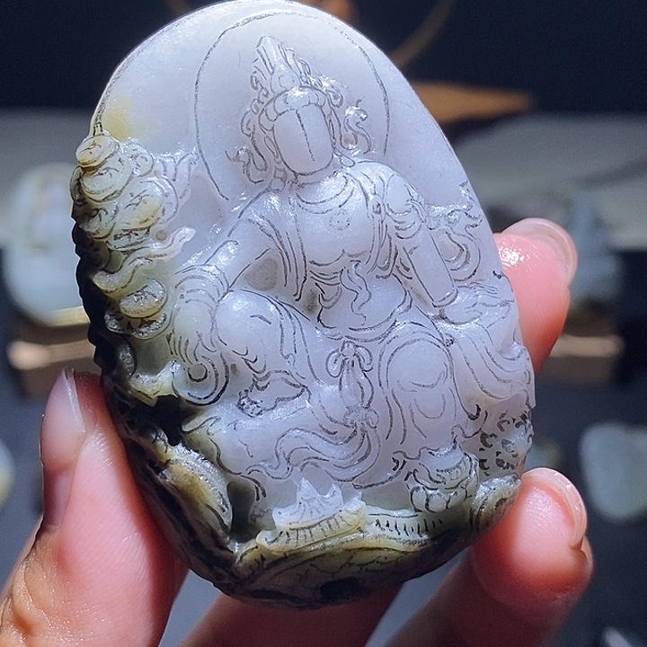 @***树定制翡翠未镶嵌天然翡翠玉石雕刻