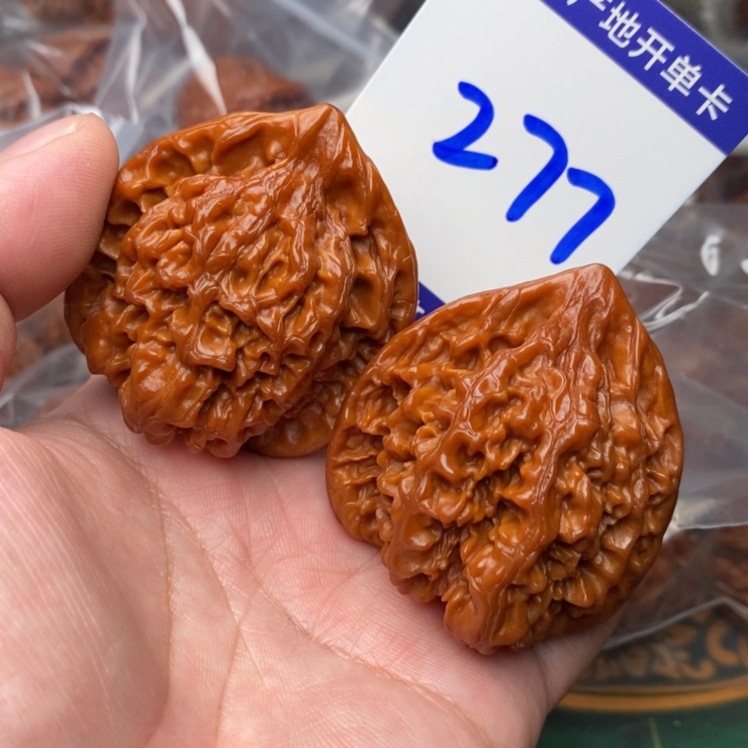把件文玩核桃大官帽47