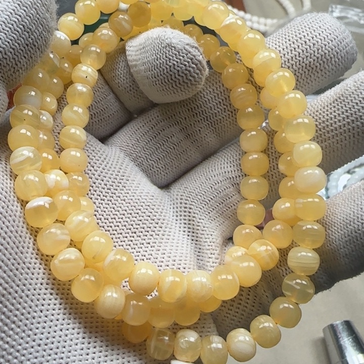 白玉菩提吊坠黄色2522