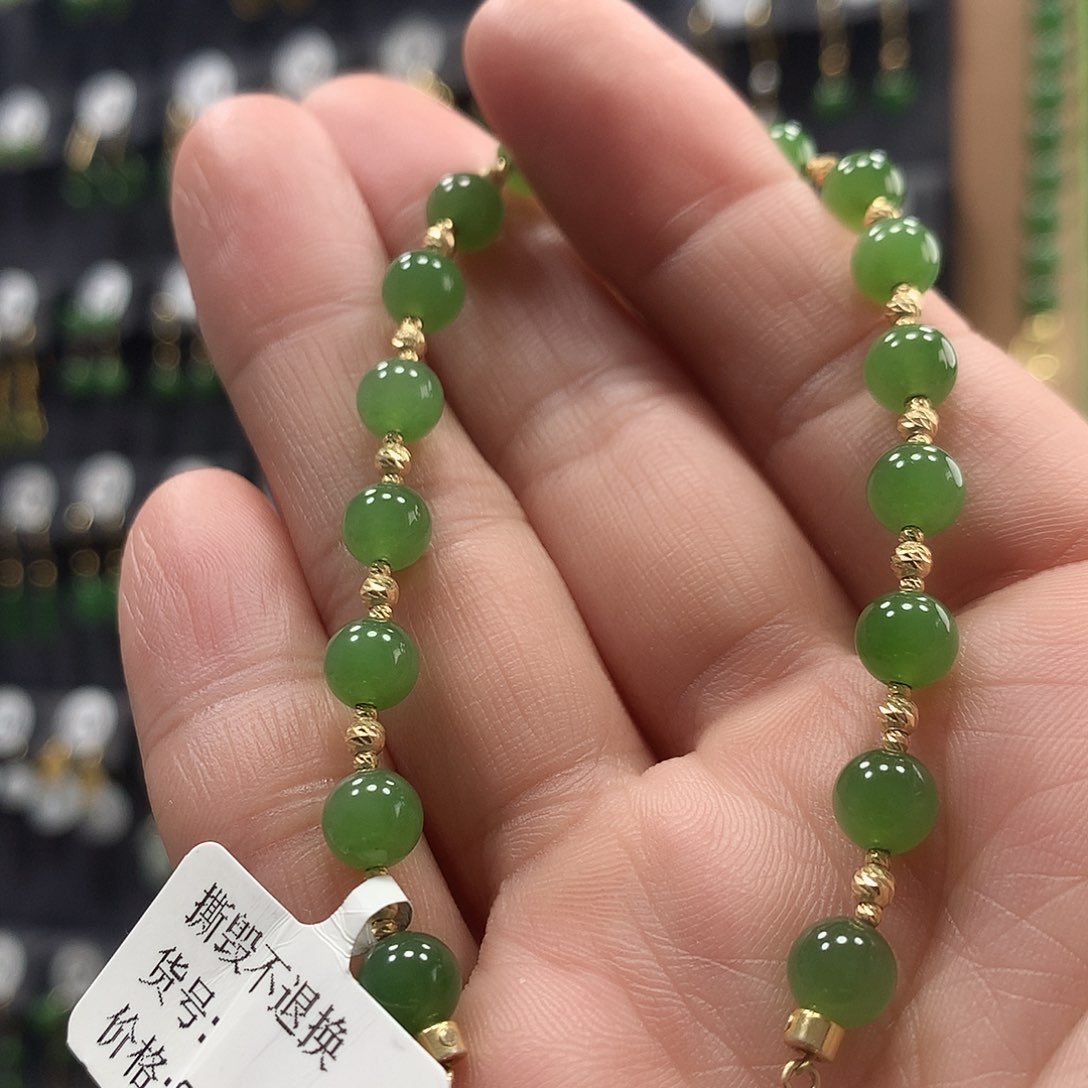 和田玉手链未镶嵌