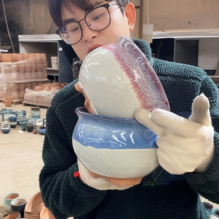 红陶红陶正品高12口16