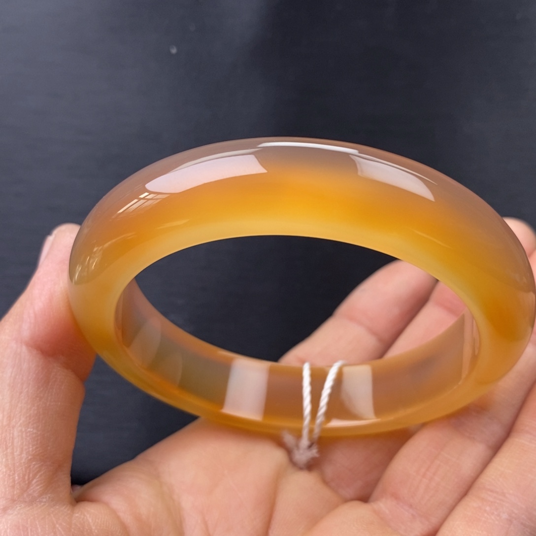 玛瑙/玉髓未镶嵌手镯60圈