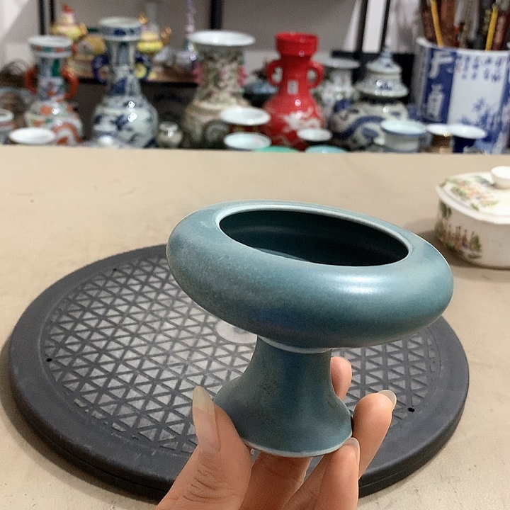 摆件陶博古架陶瓷摆件