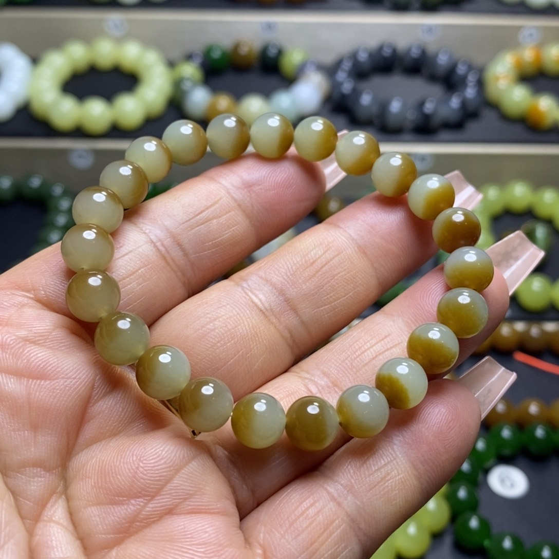 和田玉手串未镶嵌