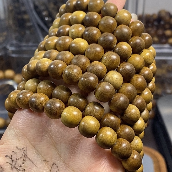 檀香木迈索尔老山檀9/10横纹黑肉