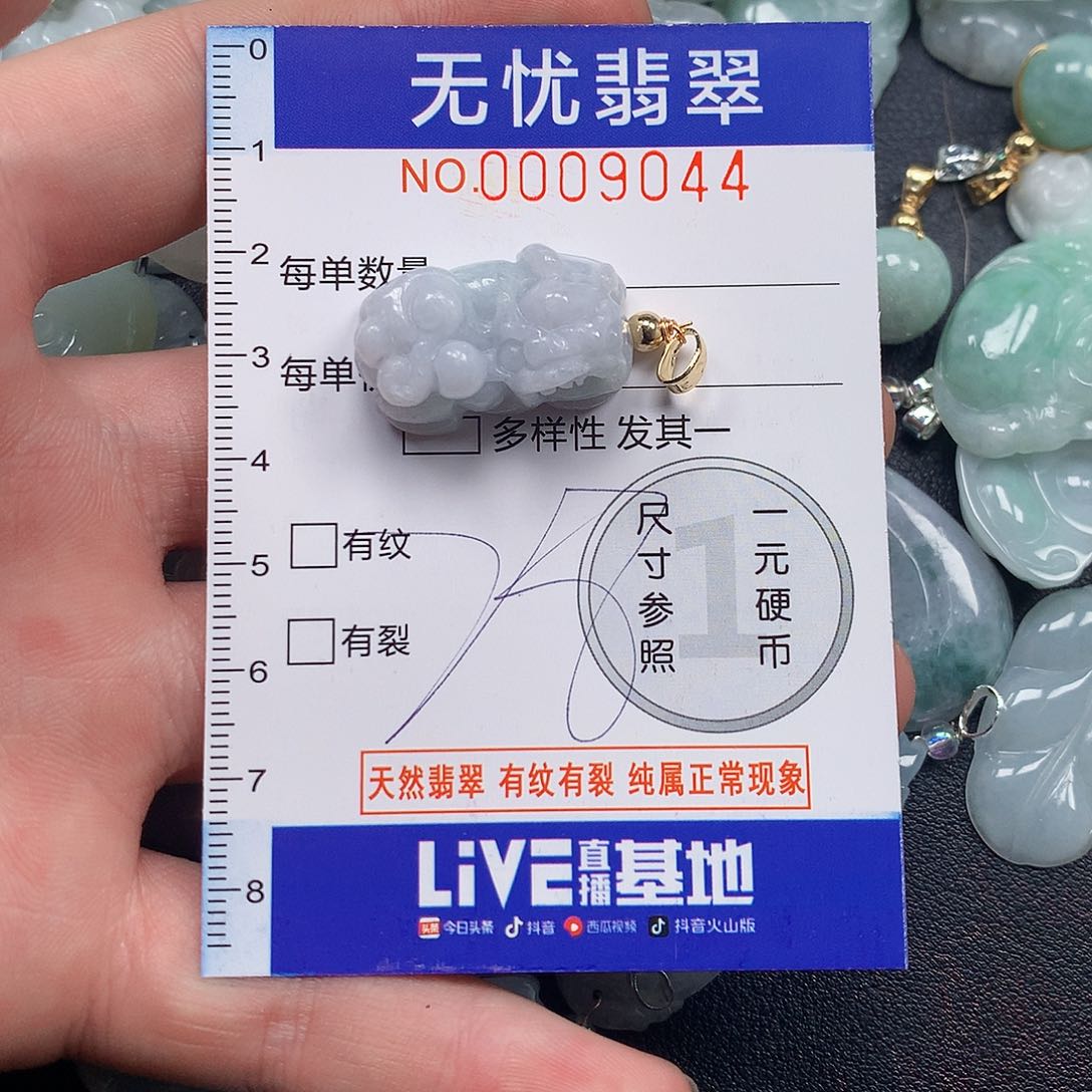 颈饰未镶嵌翡翠v